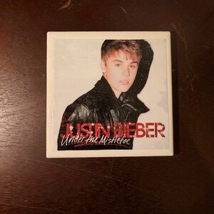 Album coaster - Justin Bieber “under the mistletoe